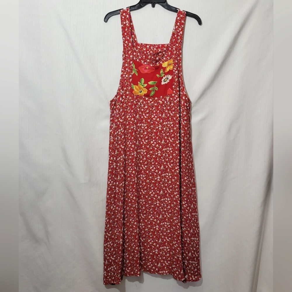 Carol Anderson California Floral Sleeveless Jumper Dress